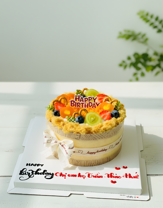 Bông lan trứng muối trang trí đơn giản