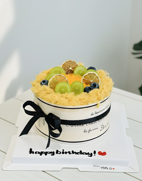 Bông lan trứng muối trang trí đơn giản