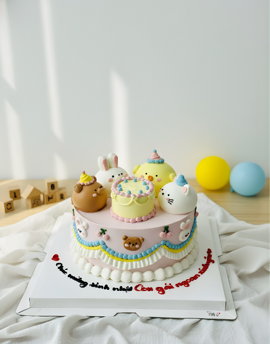 Bánh kem bắt thú