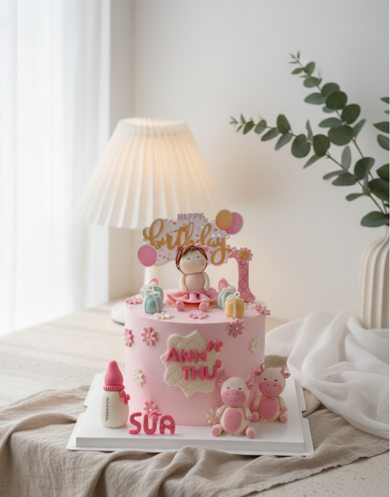 Bánh kem cho Bé Gái