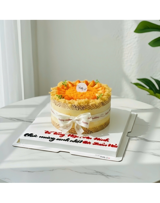 Bông lan trứng muối trang trí đơn giản